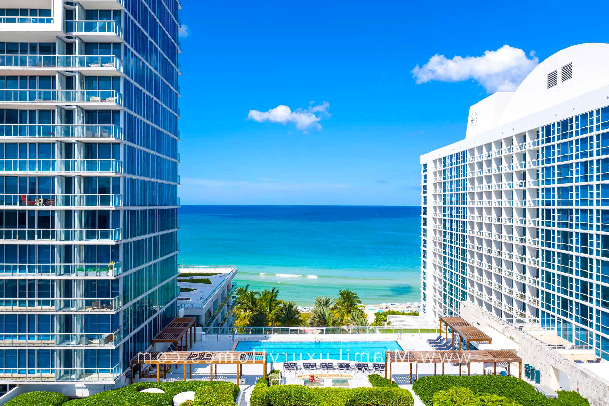 The Carillon Pool in Miami Beach